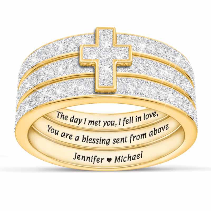 Blessed Love Stackable Diamond Ring Set 5279 001 1 1