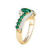 Personalized Emerald Dream Ring 12046 0019 b side