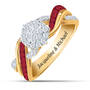 Personalized Birthstone and Diamond Ring 10751 0018 a main