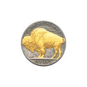 Black Diamond Buffalo Nickel Bracelet 11233 0014 b coin detail