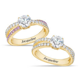Birthstone Beauty Ring with Free Companion Ring 11318 0046 f june