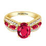 Ruby Red & Ravishing Personalized Ring, Ruby Red Ravishing Personalized Ring 10103 0021 b flat