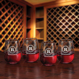 The Personalized Set of Four Wine Glasses 5675 001 a main