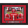 College Personalized Game Time Framed Print, College Football Personalized Print 5100 0149 e georgia