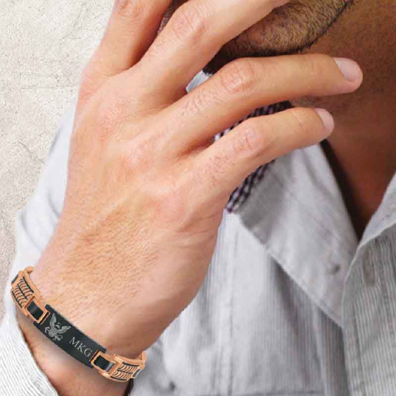 Honor Courage Commitment Copper Bracelet 1291 003 0 2