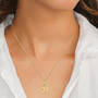 9kt Gold Initial Pendant 12024 0015 m model