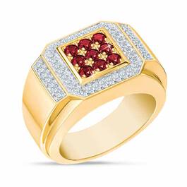 Birthstone Distinction Mens Ring 4993 001 9 7