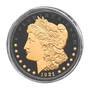 The Ruthenium & 24KT Gold Enhanced Morgan Silver Dollars Collection, The Ruthenium 24KT Gold Enhanced Morgan Silver Dollars 1798 001 2 2