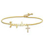 Personalized Bolo Cross Bracelet 6513 002 3 1