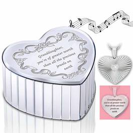 Granddaughter Music Box  Diamond Pendant 5703 001 7 1