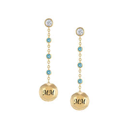 Birthstone Drop Earrings 12040 0015 l december
