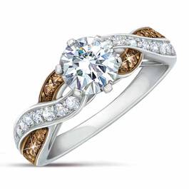 Mocha Swirl Diamonisse Ring 9624 004 9 1