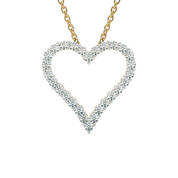 The LuxDiamond Open Heart Pendant 11674 0010 a main