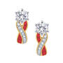 Birthstone Swirl Earrings 6243 0038 g july