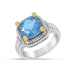 Sea of Blue Ring and Earring Set 6722 0012 b ring