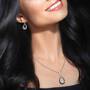 Waves of Wonder Black  White Diamond Earrings 2373 001 3 4