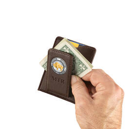 Buffalo Nickel Wallet Personalized 11932 0018 d hand