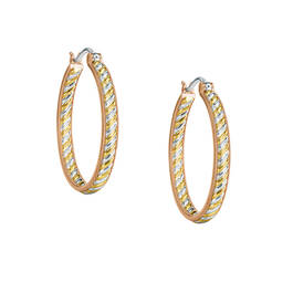 Copper Trinity Inside Out Hoop Earrings 6744 0016 a main