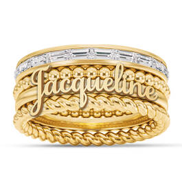 Personalized Golden Ring Set 10285 0013 a main