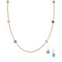 Bold Golden Rainbow Necklace Earring 11991 0040 a main