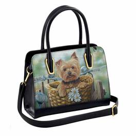 Yorkie Hitching a Ride Handbag 5970 002 1 1
