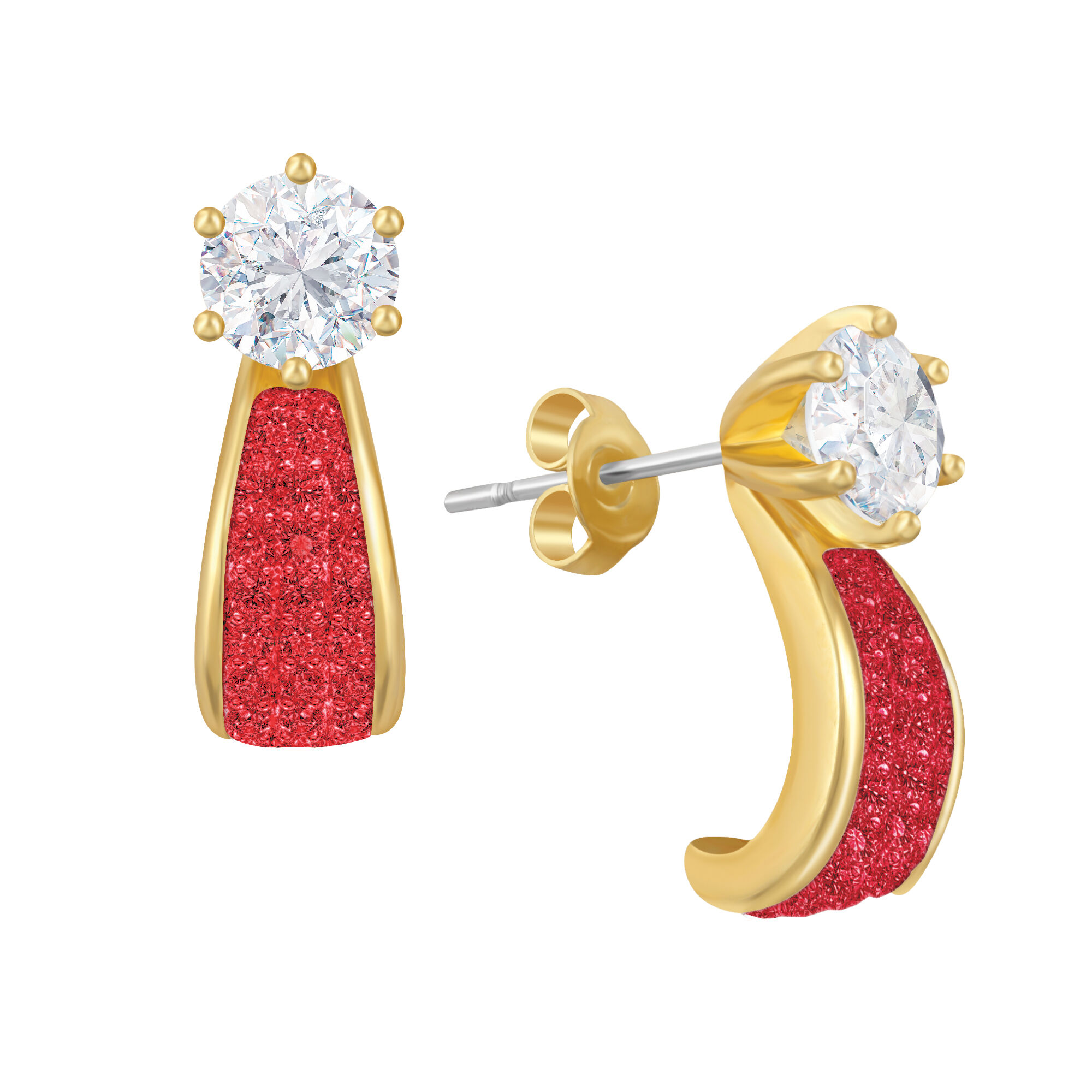 Birthstone Fire Earrings 2581 0052 g july
