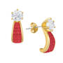 Birthstone Fire Earrings 2581 0052 g july