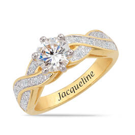 Diamond Swirl Ring 12426 0019 a main
