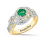 Personalized Genuine Birthstone Swirl Ring, Personalized Genuine Birthstone Swirl Ring 10904 0014 e may