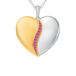 Timeless Elegance Birthstone and Diamond Locket 11099 0017 d october