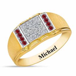 Birthstone Diamond Ring 5211 001 2 1