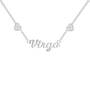 Sterling Silver Zodiac Necklace, Celestial Signs Zodiac Necklace 6807 0010 f virgo