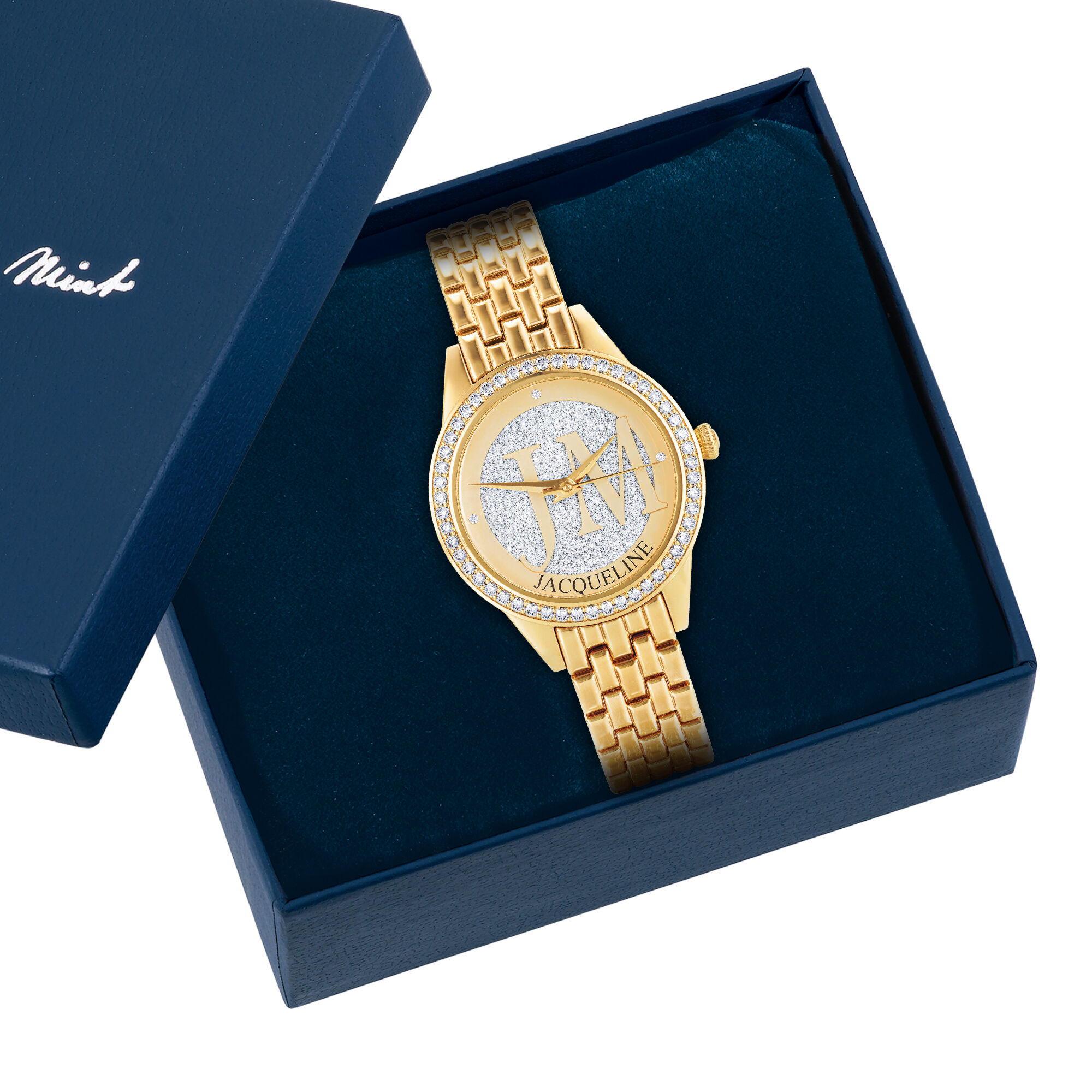 Womens Personalized Cutout Watch 10146 0012 g display box