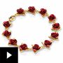 dozen roses bracelet