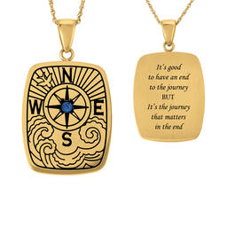 True Adventurer Created Sapphire Pendant 11242 0013 a main