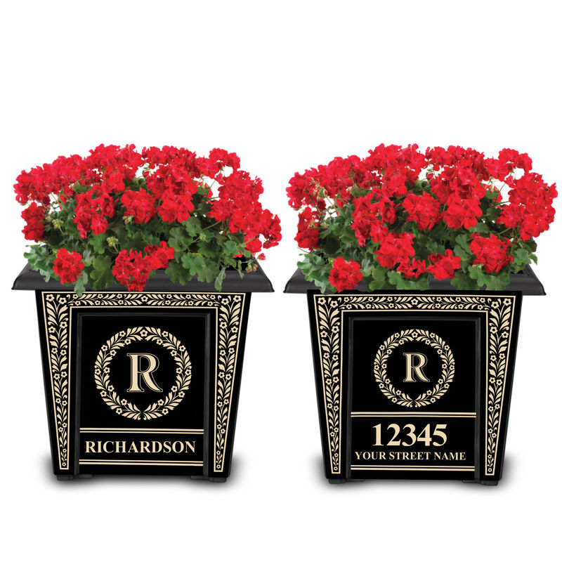 The Monogrammed Personalized Planters 10720 0016 a main