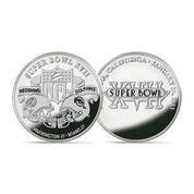 Super Bowl Flip Coin Silver Plated Collection 11732 0101 a Commanders17