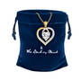 Shimmering Splendor Diamond Pendant, Shimmering Splendor Diamond Heart Pendant 10598 0015 g gift pouch