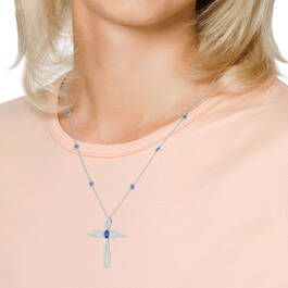 Touched by an Angel Birthstone Necklace 6842 0017 m model