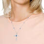 Touched by an Angel Birthstone Necklace 6842 0017 m model