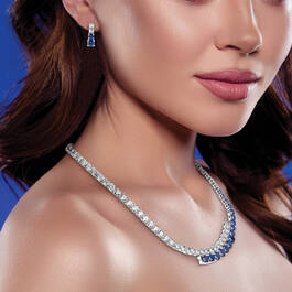 Royal Blue Statement Necklace with FREE Matching Earrings 11995 0012 m model