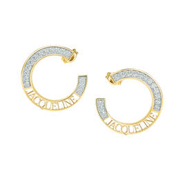 Custom Birthstone Hoops 11963 0010 d april
