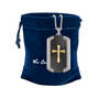 Bless My Son Diamond Cross Pendant 10984 0017 g gift pouch