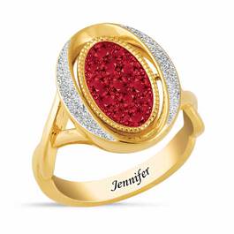 Birthstone  Diamond Flip Ring 2002 001 2 7