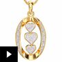 My Granddaughter “I Love You” Diamond Pendant, , video-thumb