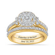 Forever Diamonds Personalized Bridal Set 10740 0012 a main