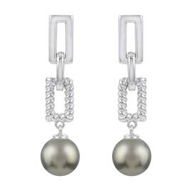 Black Tahitian Pearl Dangle Earrings 11142 0576 b alt