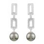 Black Tahitian Pearl Dangle Earrings 11142 0576 b alt