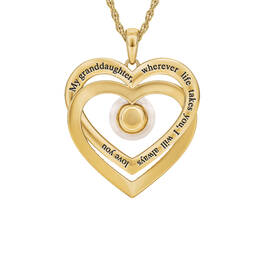 A Forever Bond Pearl and Diamond Granddaughter Pendant 11106 0018 b back