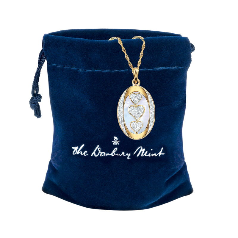 My Daughter in law We are so blessed Diamond Pendant 1484 0060 g gift pouch